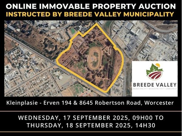 BREEDE VALLEY ONLINE AUCTION 17-18 SEPTEMBER 2025
